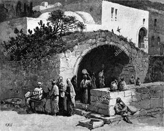 fuente-de-la-virgen-maria-o-la-fuente-de-la-virgen-nazaret-israel-c19-grabado-o-ilustracion-vintage-cbym3r.jpg